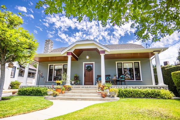 A well-kept residential property exterior